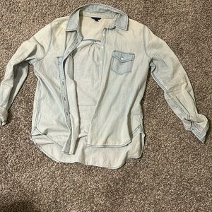 Aeropostale denim shirt, size large